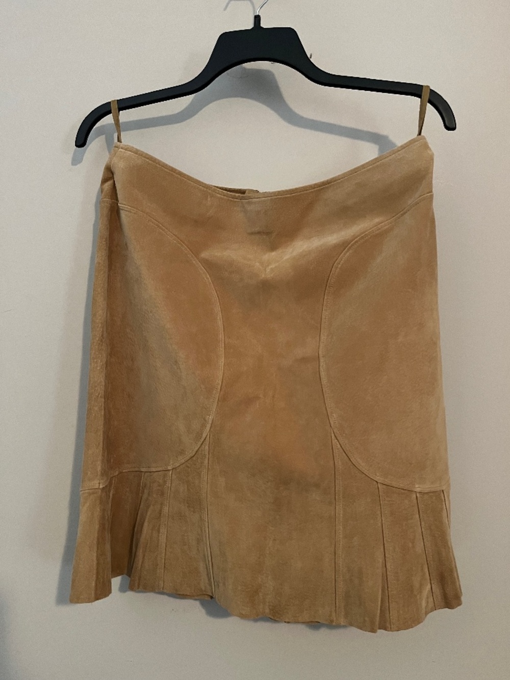 Moda International 100% Leather Skirt Size 14